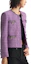 Cheap (W) Chaqueta Corta Morada de Tweed con Botones para Mujer Karl Lagerfeld 231L1406