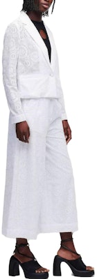 (Women) KARL LAGERFELD SS23 White Solid Blazer Long Sleeve Jacket. 231W1401 Purchase (Women) KARL LAGERFELD SS23 White Solid Blazer Long Sleeve Jacket. 231W1401