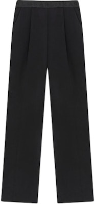 (Women) KARL LAGERFELD SS24 Black Pleated Straight-Leg Casual Pants. 241L1015 Buy (Women) KARL LAGERFELD SS24 Black Pleated Straight-Leg Casual Pants. 241L1015