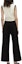 Purchase (Women) KARL LAGERFELD SS24 Black Pleated Straight-Leg Casual Pants. 241L1015