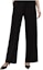Details for (Women) KARL LAGERFELD SS24 Black Pleated Straight-Leg Casual Pants. 241L1015