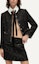 Lookbook (Women) KARL LAGERFELD SS24 Black Tweed Single-Breasted Long Sleeve Jacket E41W1519