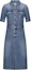 Order (Women) KARL LAGERFELD SS24 Blue A-Line Short Sleeve Shirt Dress. E41W1334