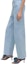 Sizing (Women) KARL LAGERFELD SS24 Blue Pleated Straight-Leg Zipper Jeans. 241L1108