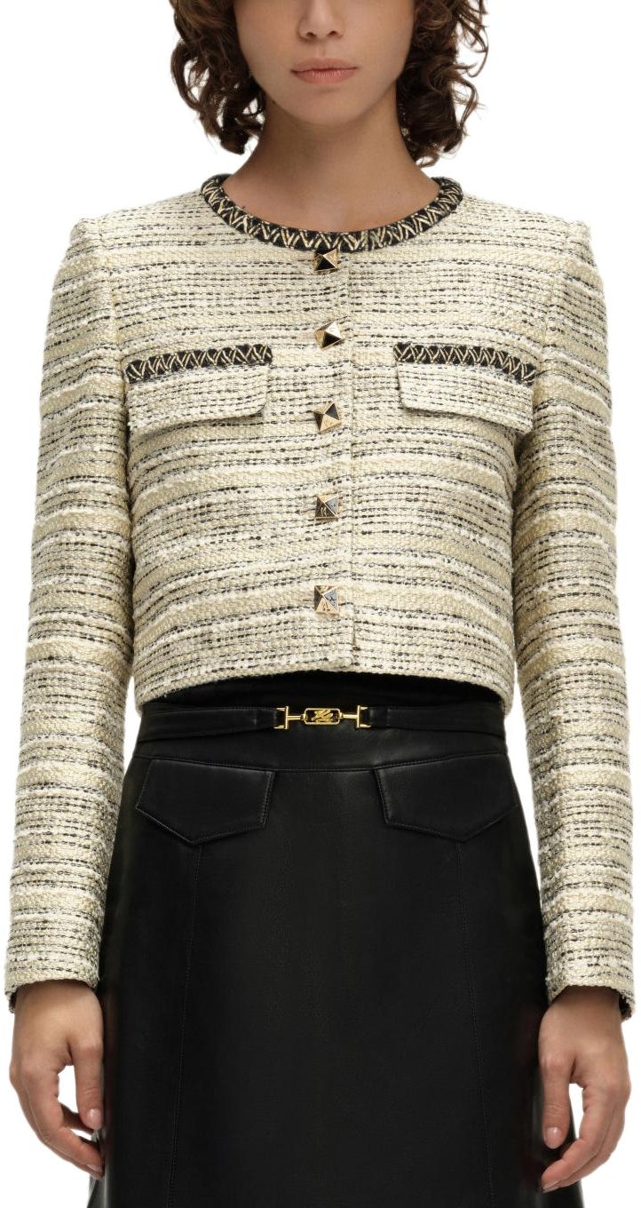 women-karl-lagerfeld-ss-24-gold-tweed-short-jacket-with-round-neck-buttons-e41-w1524