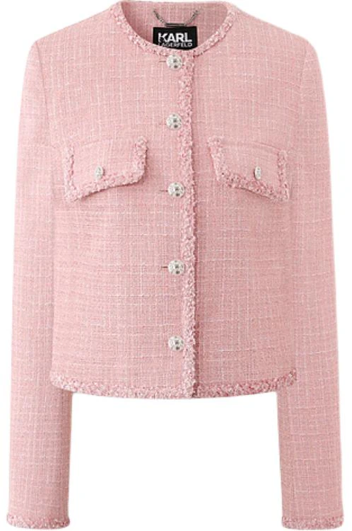 women-karl-lagerfeld-ss-24-pink-slim-fit-short-tweed-long-sleeve-jacket-241-l1405