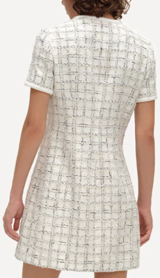 (W) 卡尔拉格斐 SS24 黑白格纹短袖连衣裙 E41W1318 Sizing (W) 卡尔拉格斐 SS24 黑白格纹短袖连衣裙 E41W1318