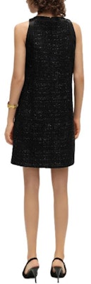(Women) KARL LAGERFELD SS24 Sleeveless Tweed Short Dress Black 241E1340 Shop (Women) KARL LAGERFELD SS24 Sleeveless Tweed Short Dress Black 241E1340