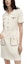Details for (Women) KARL LAGERFELD SS24 White A-Line Short Sleeve Dress with Lace Trim. E42W1349