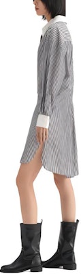 (Women) KARL LAGERFELD Striped Waist Belt A-Line Long Sleeve Dress Women Multicolor 236L13E4 Purchase (Women) KARL LAGERFELD Striped Waist Belt A-Line Long Sleeve Dress Women Multicolor 236L13E4
