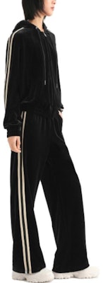 (W) KARL LAGERFELD 條紋拉鍊連帽外套 女士黑色 236L1599 Purchase (W) KARL LAGERFELD 條紋拉鍊連帽外套 女士黑色 236L1599