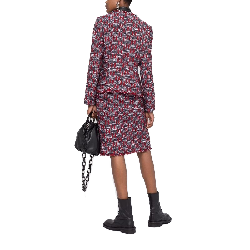 Shop (W) 卡尔拉格斐V领修身长袖夹克 - 多色 216W1401911