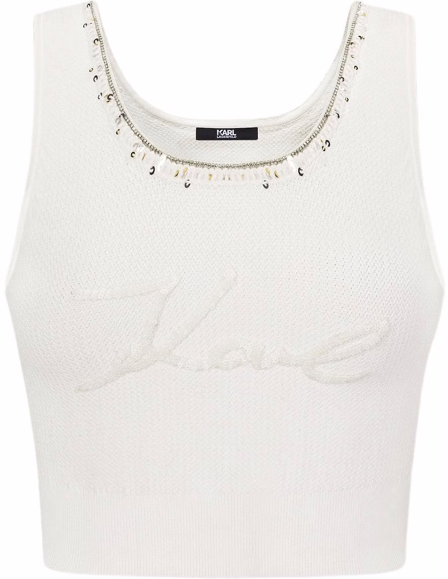 women-karl-lagerfeld-white-chain-decor-round-neck-sleeveless-crop-top-241-e2046