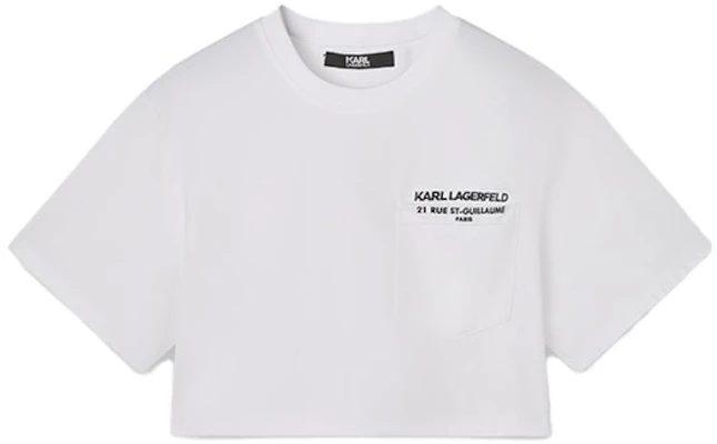 (Women) KARL LAGERFELD White Logo Print Short Sleeve Relaxed Fit T-Shirt 231L1775100 Buy (Women) KARL LAGERFELD White Logo Print Short Sleeve Relaxed Fit T-Shirt 231L1775100