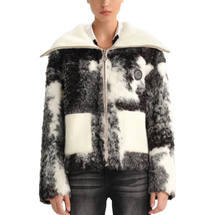 Order (Women) KARL LAGERFELD Women’s Colorblock Zipper Fleece Jacket Multicolor. 236L1983