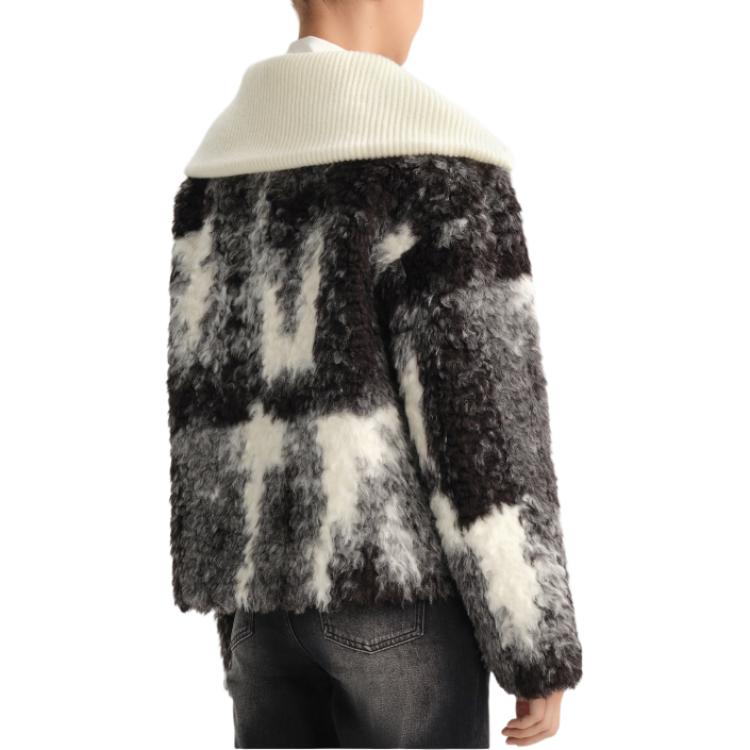 Shop (Women) KARL LAGERFELD Women’s Colorblock Zipper Fleece Jacket Multicolor. 236L1983