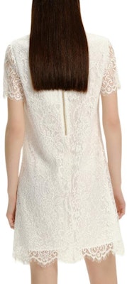 (Women) KARL LAGERFELD Women White Lace Short-Sleeve Mini Dress SS24 Casual Wear E42W13A8 Shop (Women) KARL LAGERFELD Women White Lace Short-Sleeve Mini Dress SS24 Casual Wear E42W13A8