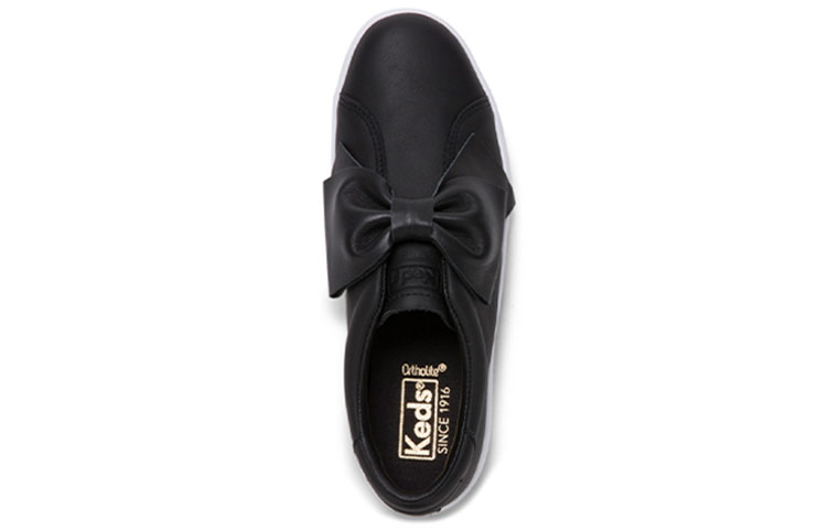 Lookbook (W) Keds Ace Bow Slip On Leder ''Schwarz'' WH59011
