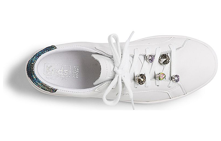 (W) Keds Ace Leather Gem 'White' 圖 3