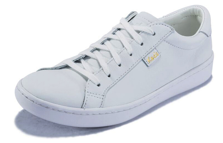 (W) Keds Ace Leather Low 'White' 圖 2