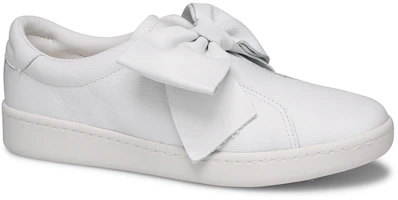 Order Keds Ace 撲克牌蝴蝶結滑入式真皮板鞋 女款 白色