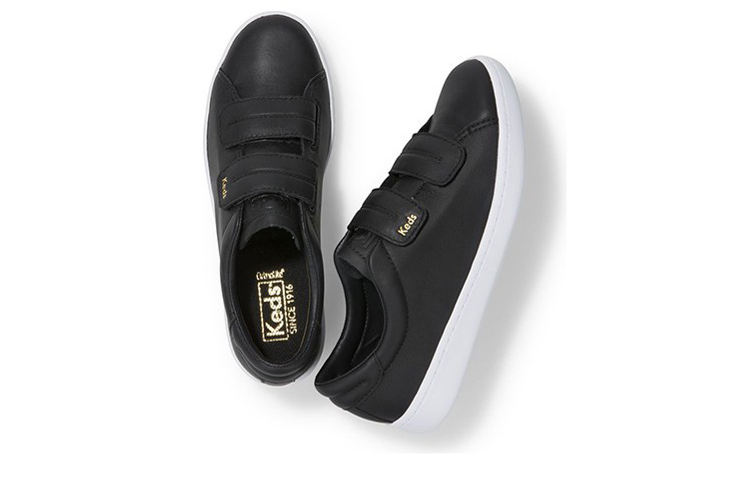 (W) Keds Ace V Leather 'Black' 圖 3