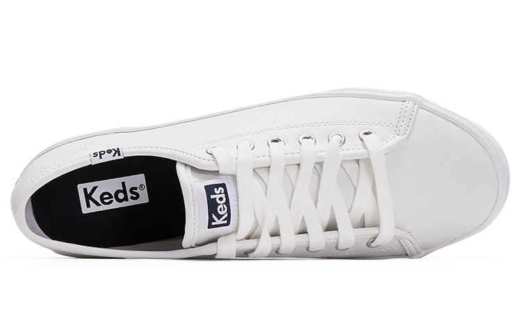 Lookbook (Women) Keds Backspin 'Classic Casual White Leather' WH66559