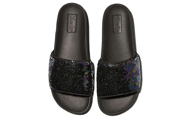 Order (W) ケッズ ブリスII ジェリー スパンコールスリッポン (ブラック) WF62786