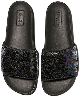 (W) Keds Bliss II Jelly Sequin Slip-On 'Hitam' WF62786 Order (W) Keds Bliss II Jelly Sequin Slip-On 'Hitam' WF62786