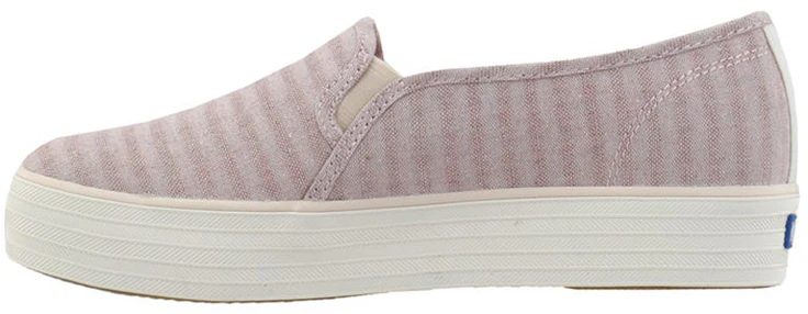 women-keds-canvas-pink-grey-stripe-wf-62084
