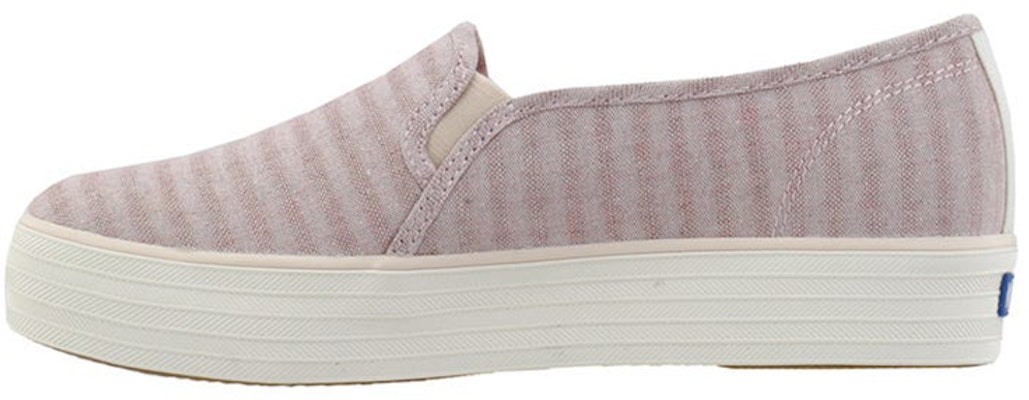 (Women) Keds Canvas 'Pink Grey Stripe' WF62084 Buy (Women) Keds Canvas 'Pink Grey Stripe' WF62084
