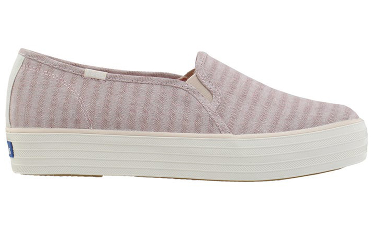 Order (W) 女性向け Keds キャンバス「ピンクグレーストライプ」WF62084 WF62084