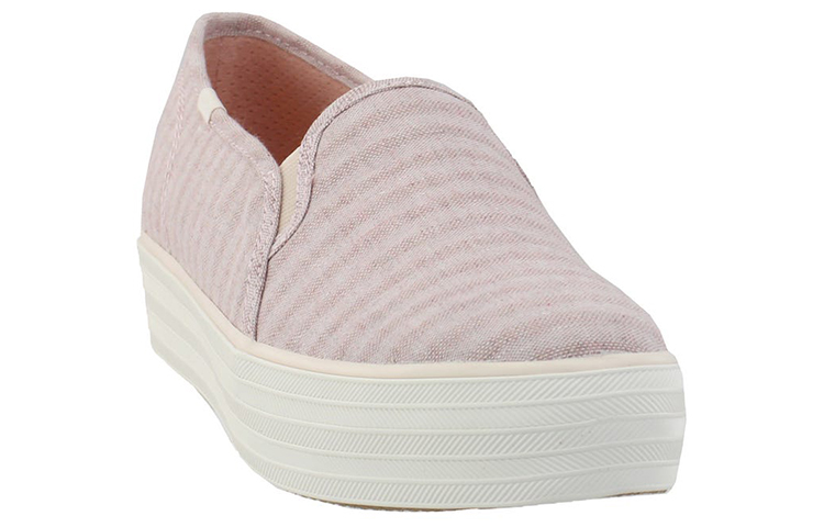 Lookbook (W) 女性向け Keds キャンバス「ピンクグレーストライプ」WF62084 WF62084