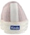 (W) Keds Canvas 'Pink Grey Stripe' Kasut Jalur Merah Jambu Kelabu WF62084