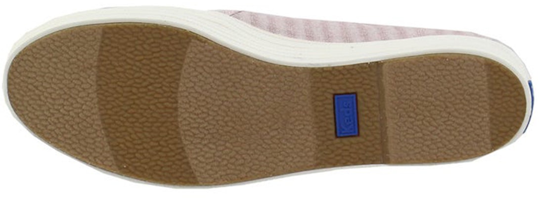 (Women) Keds Canvas 'Pink Grey Stripe' WF62084 Details for (Women) Keds Canvas 'Pink Grey Stripe' WF62084