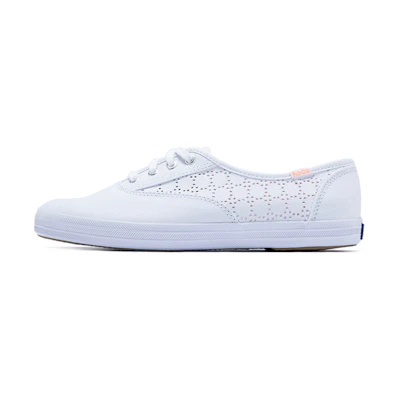 (W) Keds Canvas Low 'Hollow White'