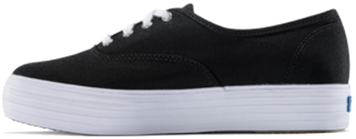 (Women) Keds Canvas Platform 'Breathable Black' WF57298 (Women) Keds Canvas Platform 'Breathable Black' WF57298