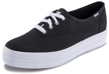 Keds 透氣厚底帆布鞋 女款 黑 Order Keds 透氣厚底帆布鞋 女款 黑