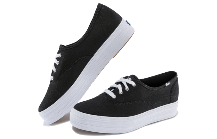Lookbook (W) Keds Plataforma de Lona 'Negro Transpirable' WF57298