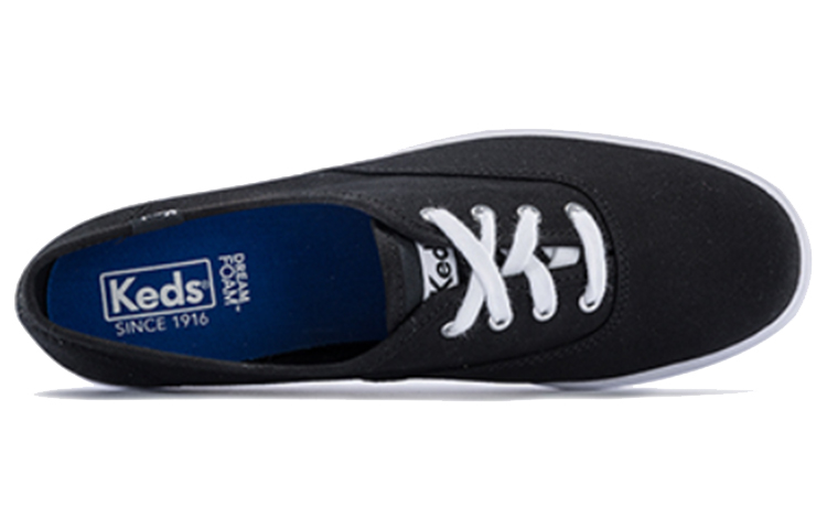 Shop (W) Keds Plataforma de Lona 'Negro Transpirable' WF57298