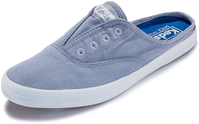 (W) Keds Canvas Slip-On ''Blau'' WF59449 Order (W) Keds Canvas Slip-On ''Blau'' WF59449