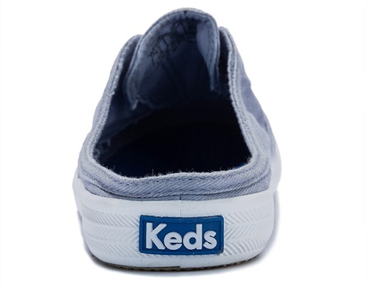 Keds 一腳蹬帆布鞋 女款 藍 Shop Keds 一腳蹬帆布鞋 女款 藍