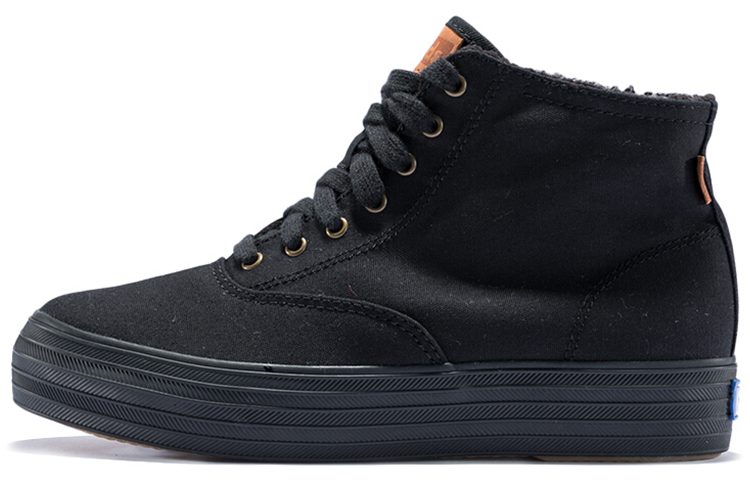 (Women) Keds Canvas Sneaker with Fleece Lining 'Black' WF57082