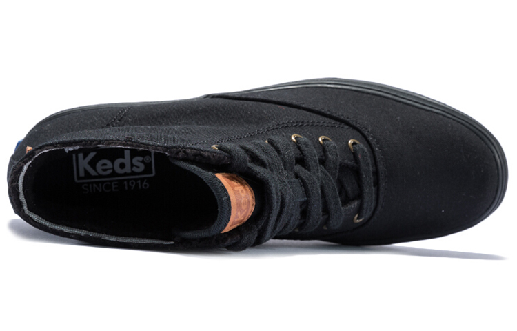 (W) Keds Canvas Sneaker with Fleece Lining 'Black' 圖 3