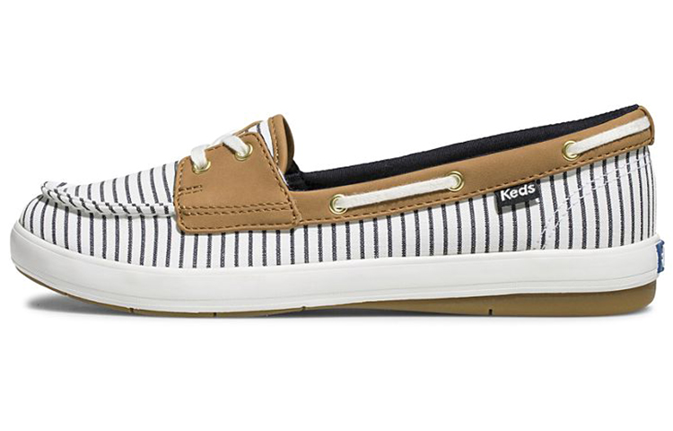 (W) Keds Canvas Sneakers 'Black White Stripe'