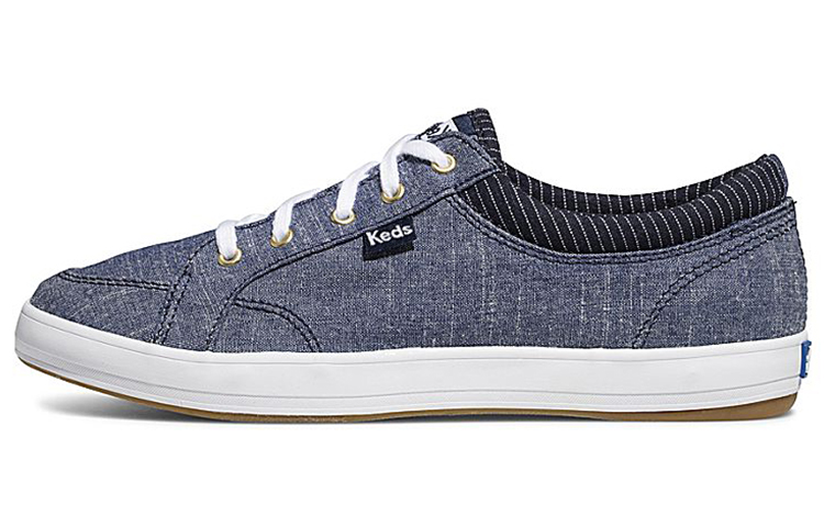 (Women) Keds Center Chambray Low 'Blue' WF59957