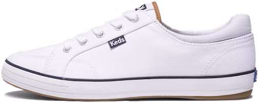 (Women) Keds Center II Canvas Stripe 'White' WF64232 (Women) Keds Center II Canvas Stripe 'White' WF64232