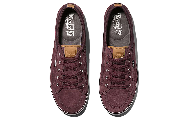 (W) Keds Center Suede 'Burgundy' 圖 3