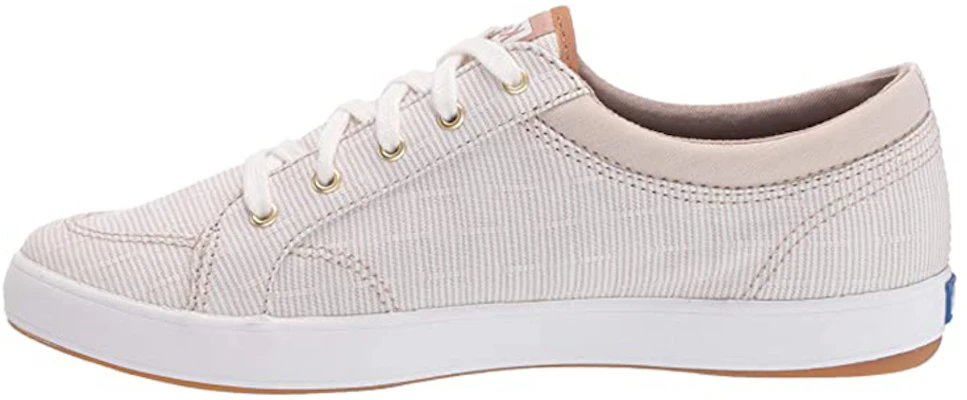 (Women) Keds Center Ticking Stripe 'White Brown' WF63383 Buy (Women) Keds Center Ticking Stripe 'White Brown' WF63383