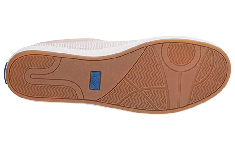 Details for (Women) Keds Center Ticking Stripe 'White Brown' WF63383